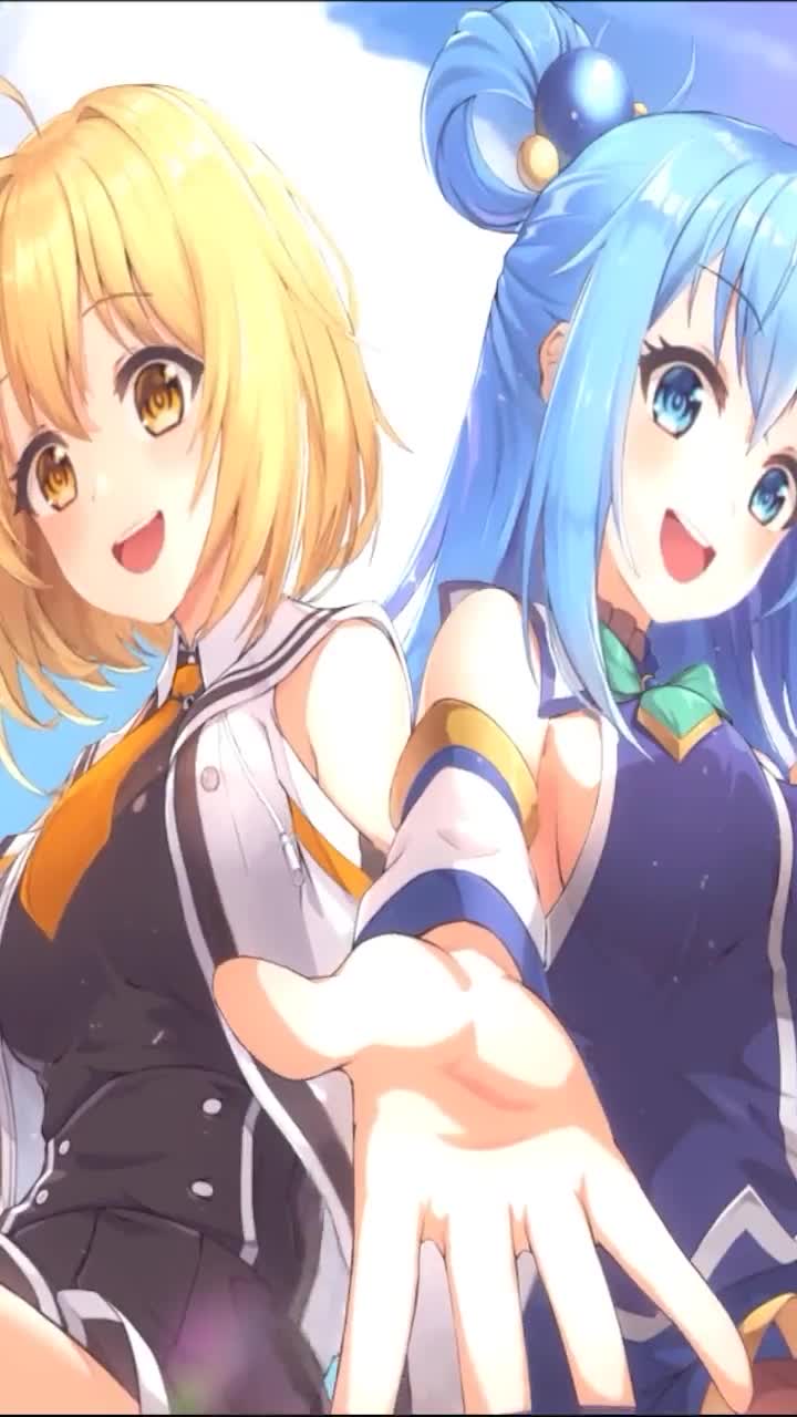 iPhone  Android Soulworker X Konosuba Anime Girls Phone Live Wallpaper