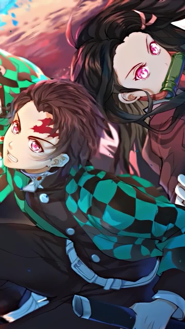 iPhone And Android Tanjiro And Nezuko Kimetsu No Yaiba Phone Live Wallpaper