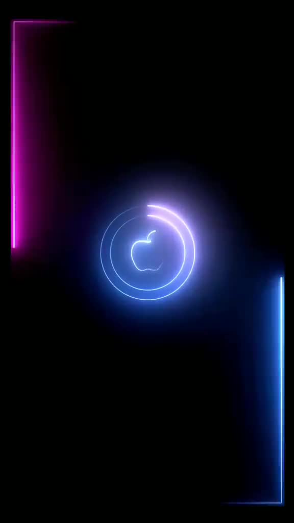 Cool Dancing Apple Logo Free Live Phone Wallpaper