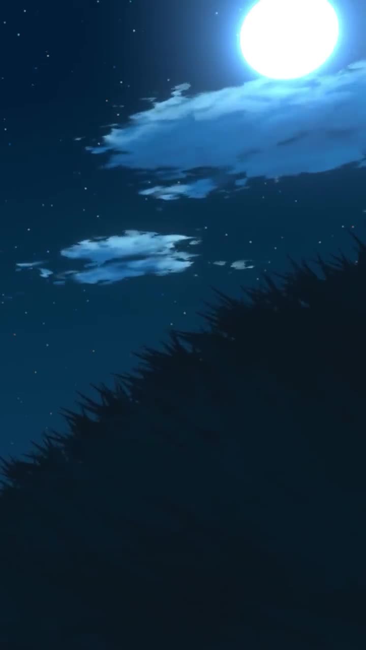 iPhone  Android Starry Night Grass Clouds Phone Live Wallpaper