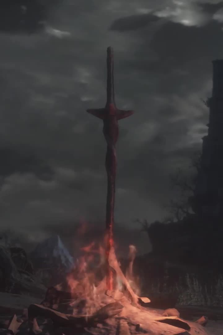 Bon Fire Dark Souls 3 dark wallpapers for iphone