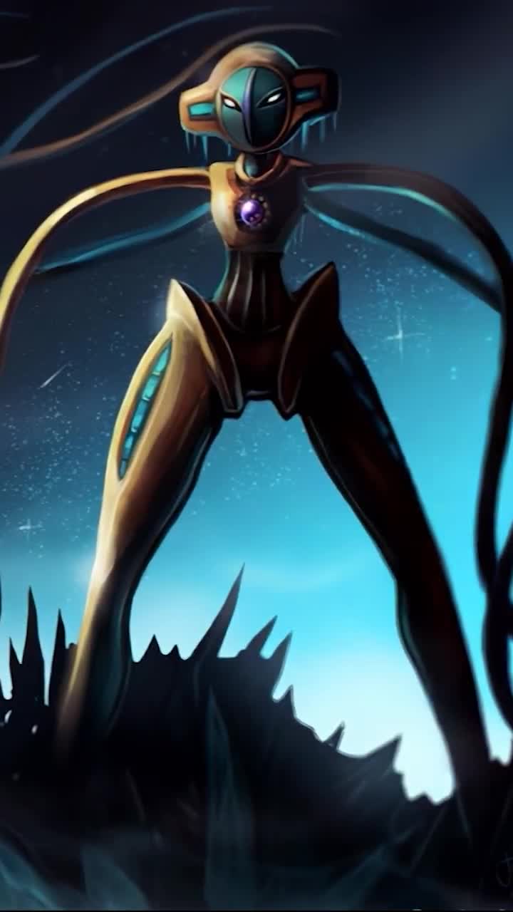 iPhone and Android Deoxys Pokemon Game Phone Live Wallpaper