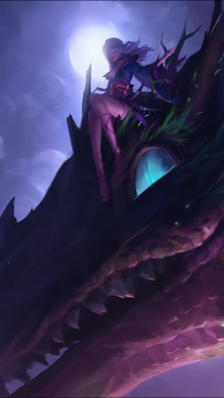 iPhone  Android Dragon Lady Fantasy Phone Live Wallpaper