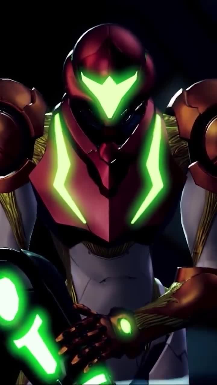 iPhone  Android Metroid Dread Samus Aran Game Phone Live Wallpaper