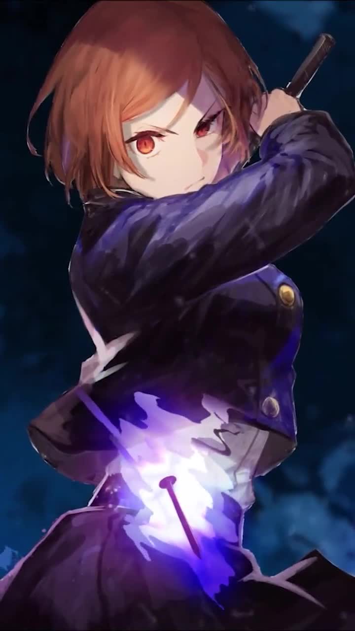 Android  iOS iphone Mobile Jujutsu Kaisen Nobara Kugisaki Anime Free Wallpaper