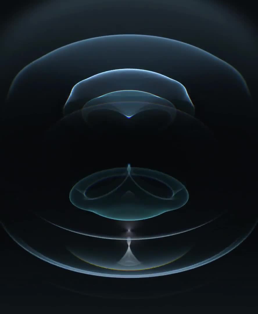 Resonance Silver Light iPhone 12 Pro Live Wallpaper