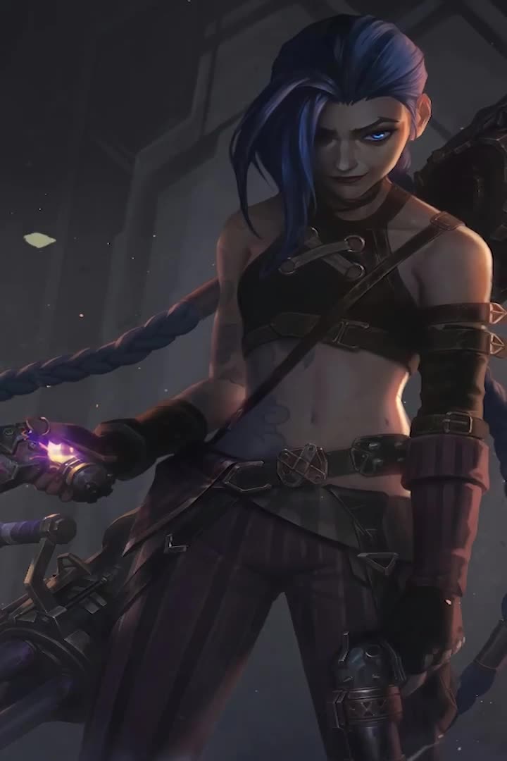 Jinx Arcane For iPhone Wallpaper