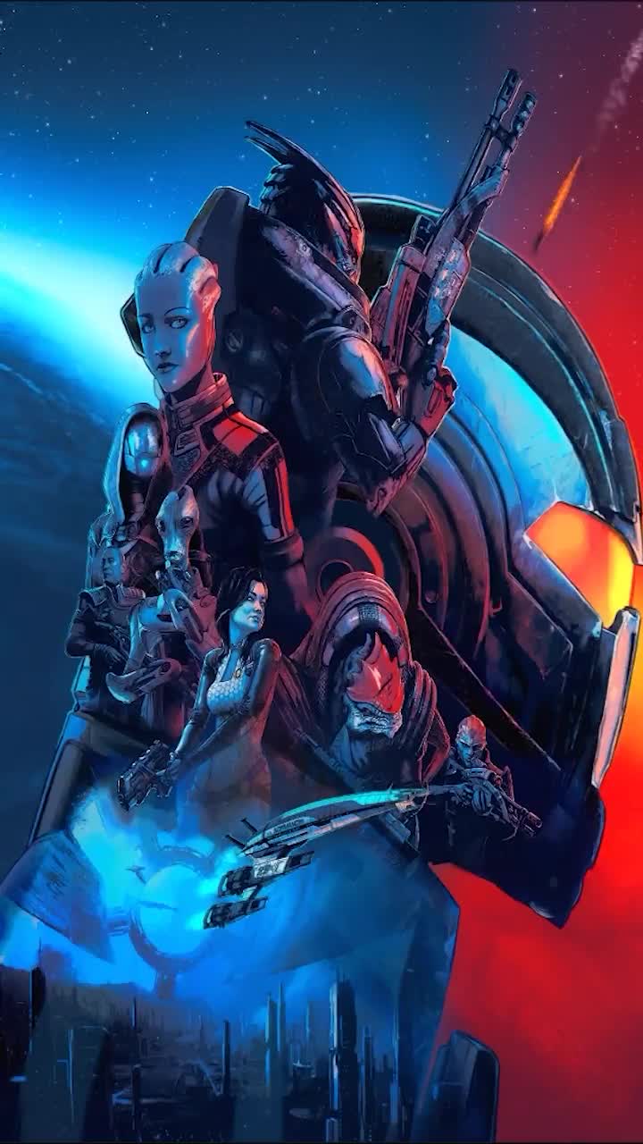 iPhone  Android Mass Effect Legendary Edition Game Phone Live Wallpaper