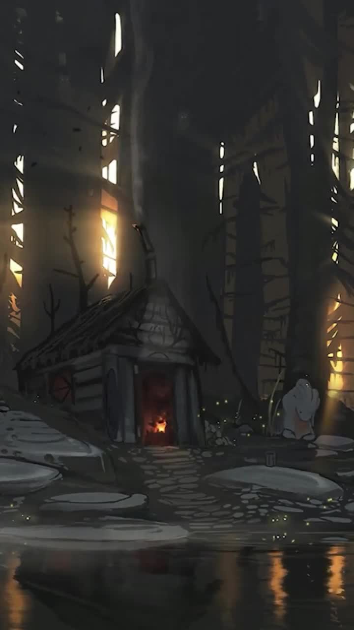 Android  iOS iphone Mobile Cabin Forest Lake Tree Free Live Wallpaper