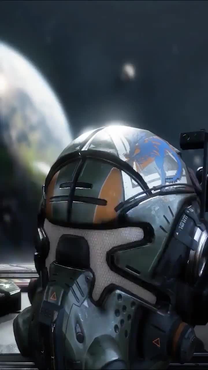 iPhone  Android Titanfall 2 Helmet Game Phone Live Wallpaper