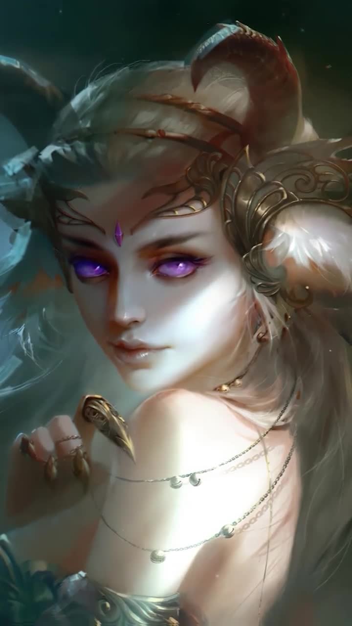 iPhone And Android Succubus Demoness Horns Phone Live Wallpaper