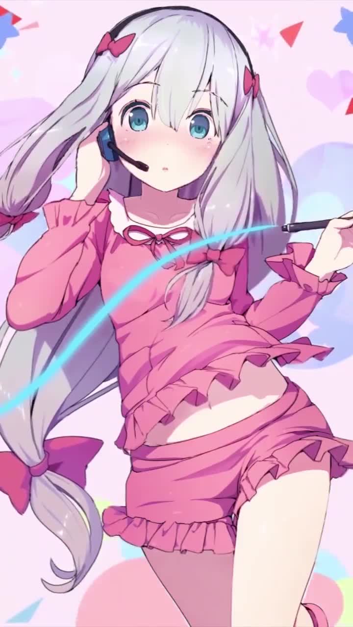 Android  iOS iphone Mobile Sagiri Izumi Eromanga Sensei Live Wallpaper