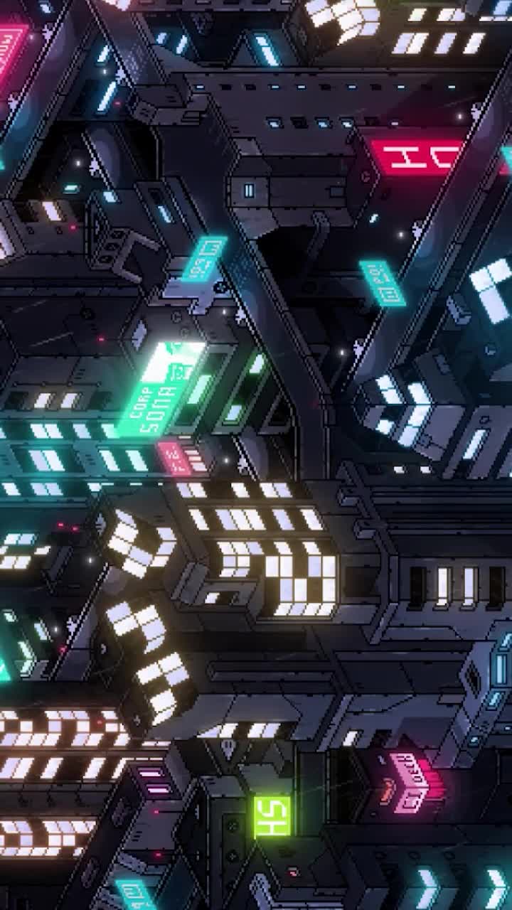 iPhone And Android Pixel Cyberpunk Night City Phone Live Wallpaper