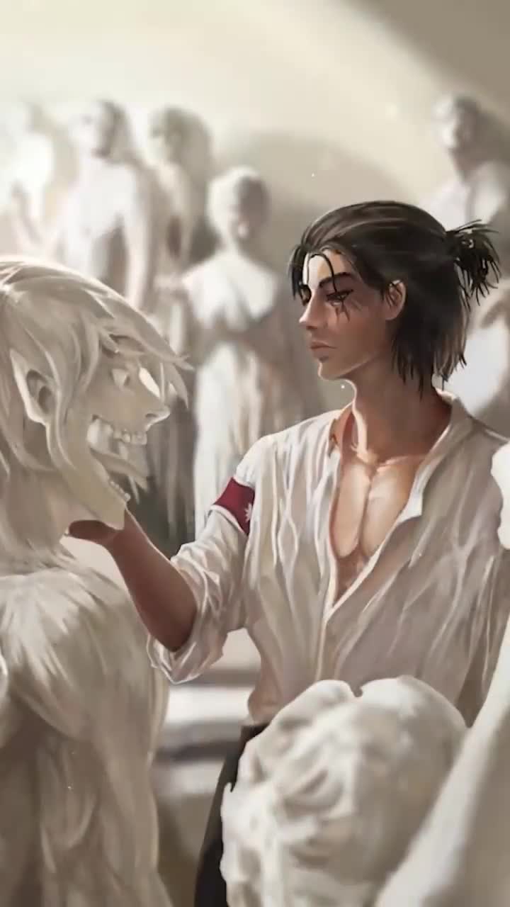 iPhone  Android Sculptures Shingeki No Kyojin Phone Live Wallpaper