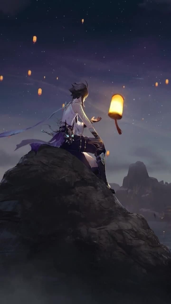 iPhone  Android Lantern Festival Genshin Impact Free Phone Live Wallpaper