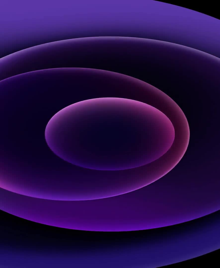 Orbs Purple Dark iPhone 12 Live Wallpaper