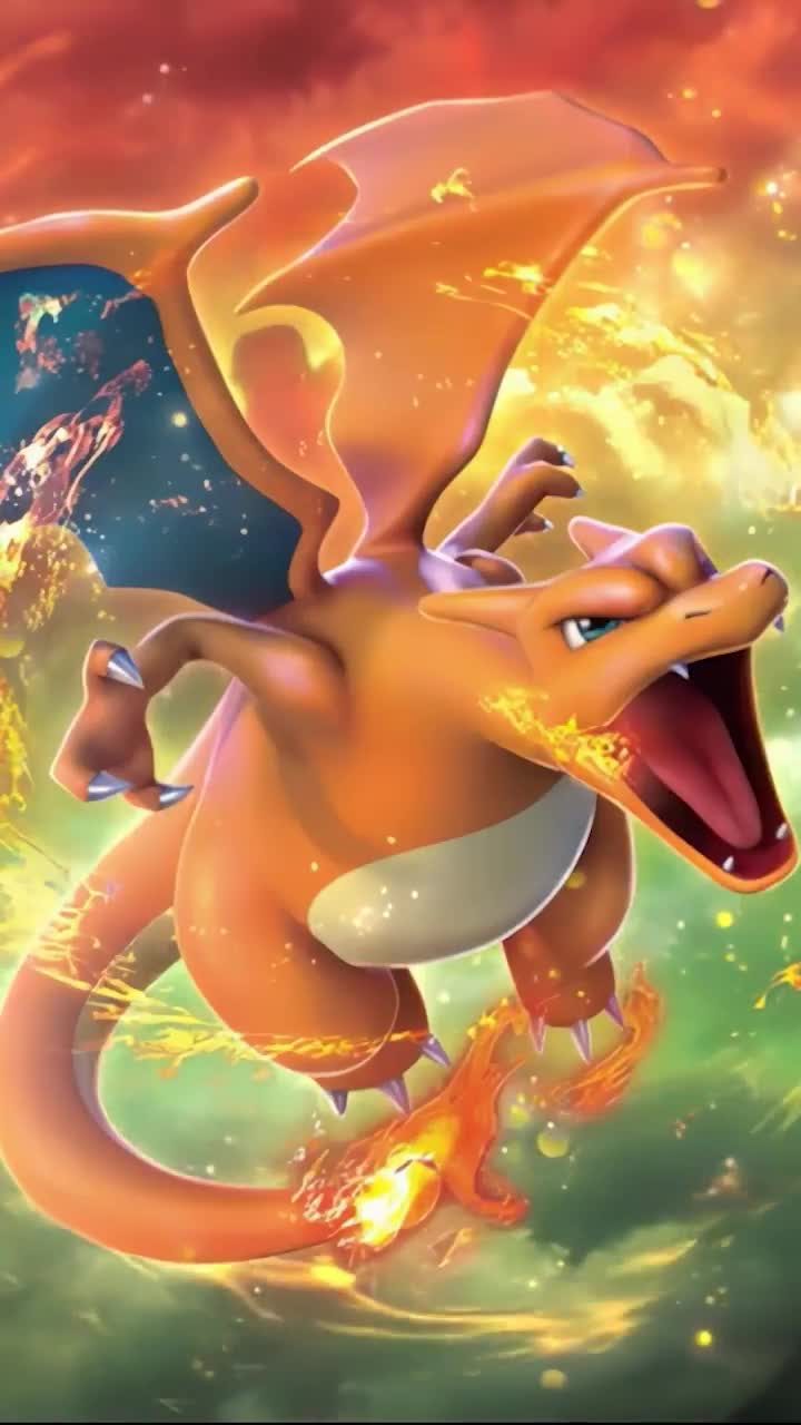 iPhone and Android Charizard Pokemon Phone Live Wallpaper