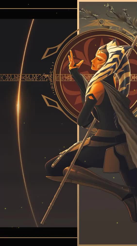 iPhone  Android Star Wars Ahsoka Live Phone Wallpaper