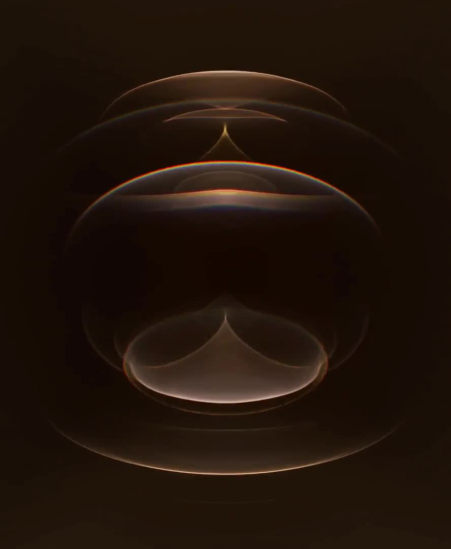 Resonance Gold Light iPhone 12 Pro Live Wallpaper