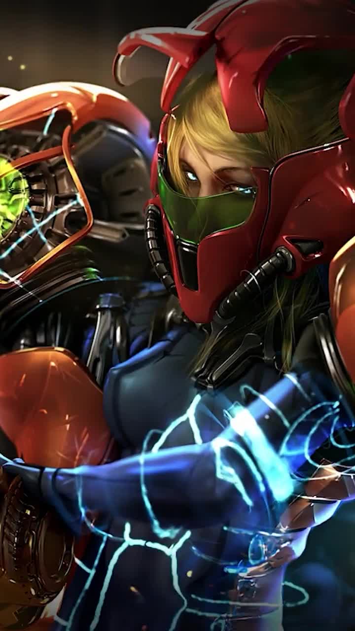 Android  iOS iphone Mobile Samus Aran Game Free Wallpaper