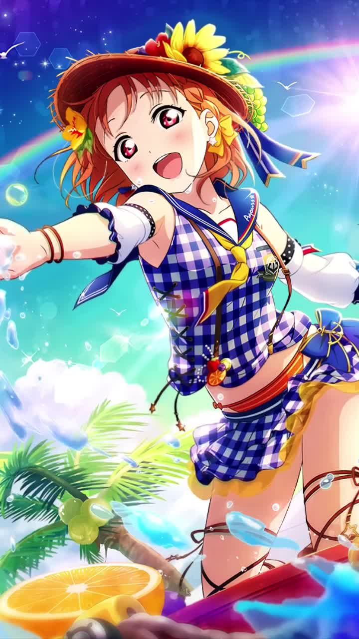 Android  iOS iphone Mobile Chika Takami Love Live Sunshine Free Live Wallpaper
