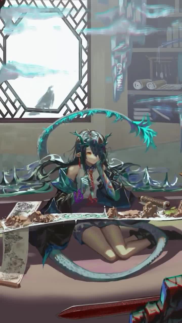 iPhone  Android Dusk Arknights Game Phone Live Wallpaper