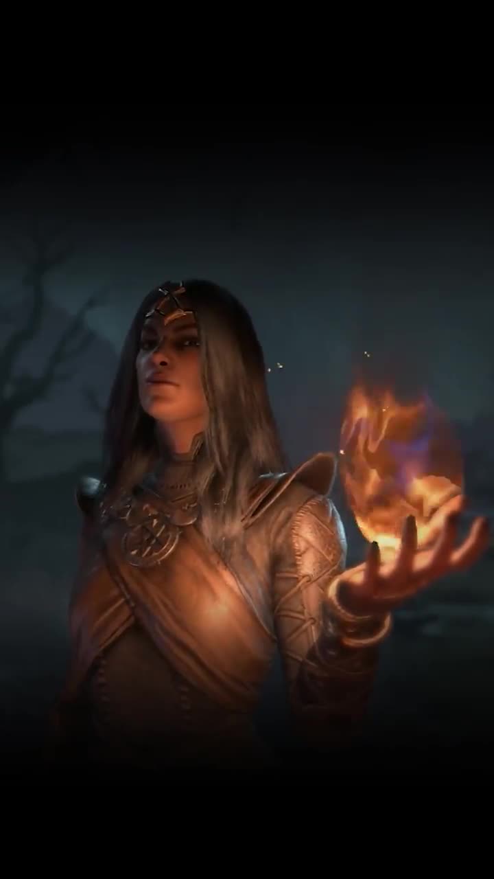 iPhone  Android Diablo Iv Sorcerer And Mysterious Mages Phone Live Wallpaper