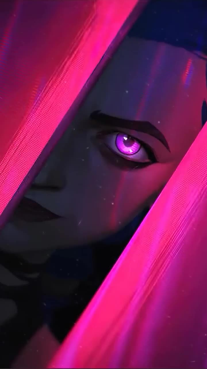 iPhone and Android Arcane Jinx League Of Legends Game Phone Live Wallpaper