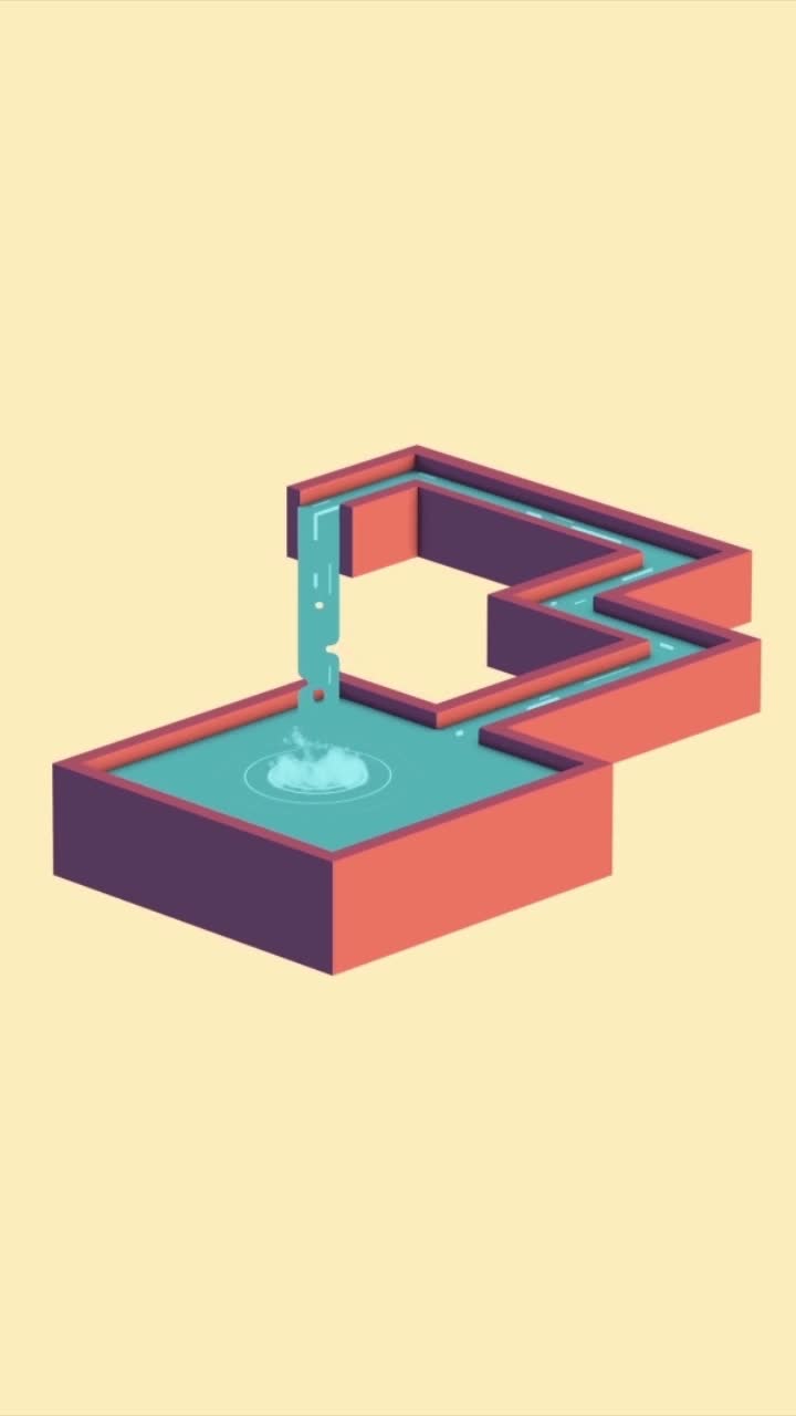 iPhone and Android Impossible Waterfall Live Phone Wallpaper