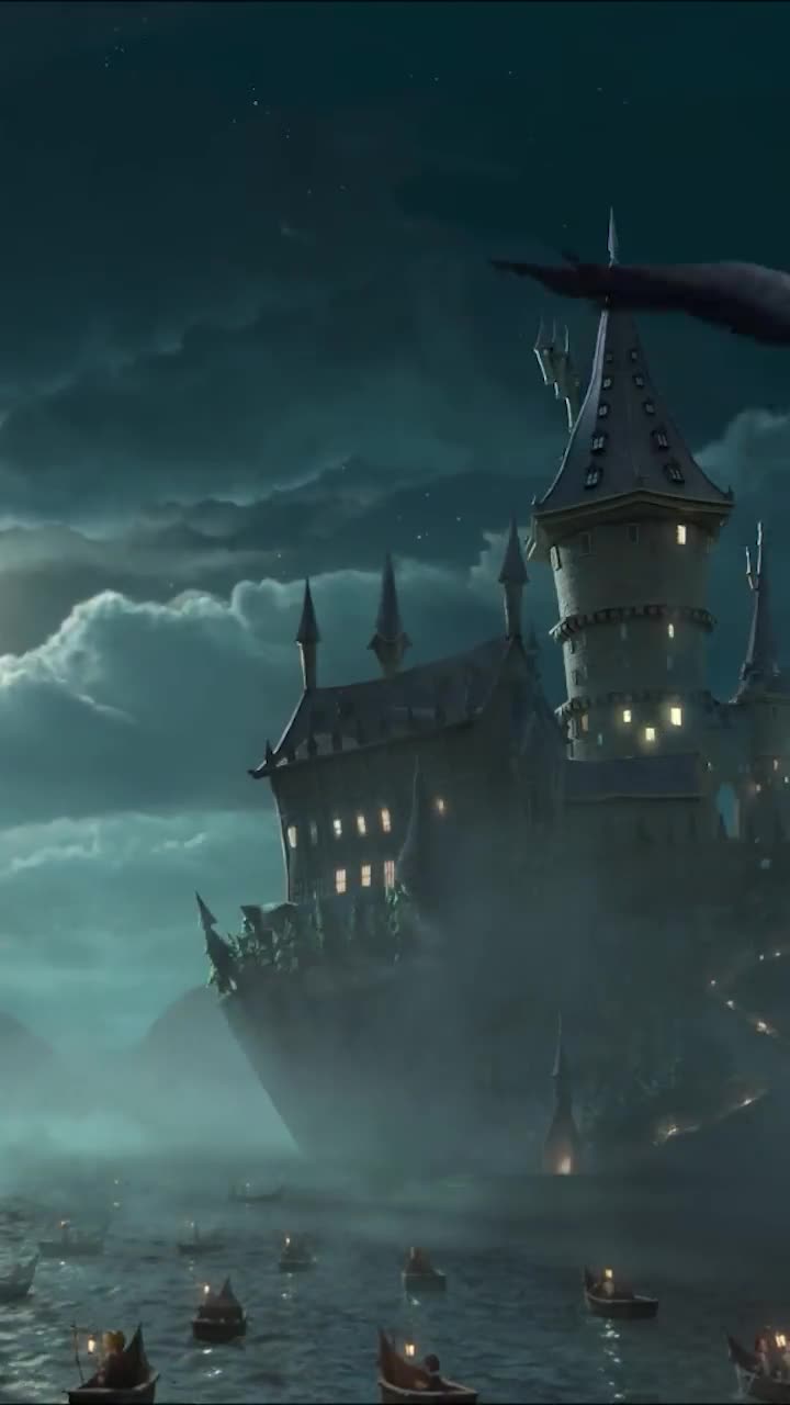 iPhone  Android Harry Potter Hogwarts Wizardry Casle Free Wallpaper