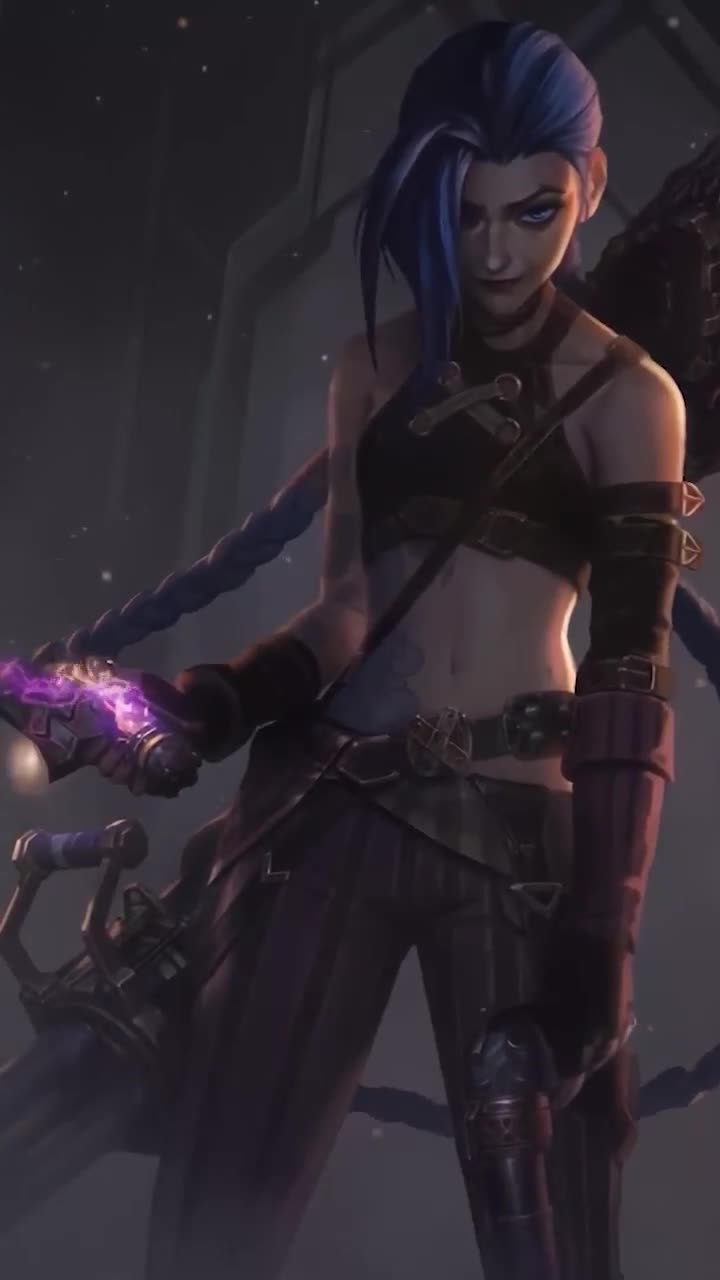 iPhone and Android Arcane Jinx League Of Legends Phone Live Wallpaper