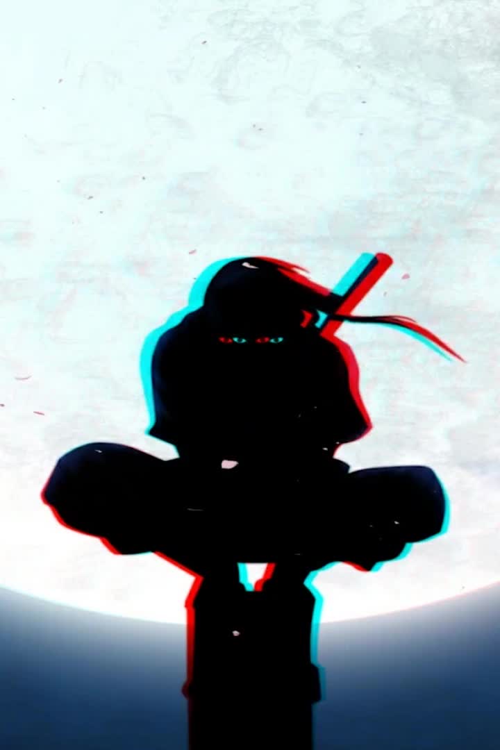 Itachi Uchiha Full Moon Wallpaper of Anime