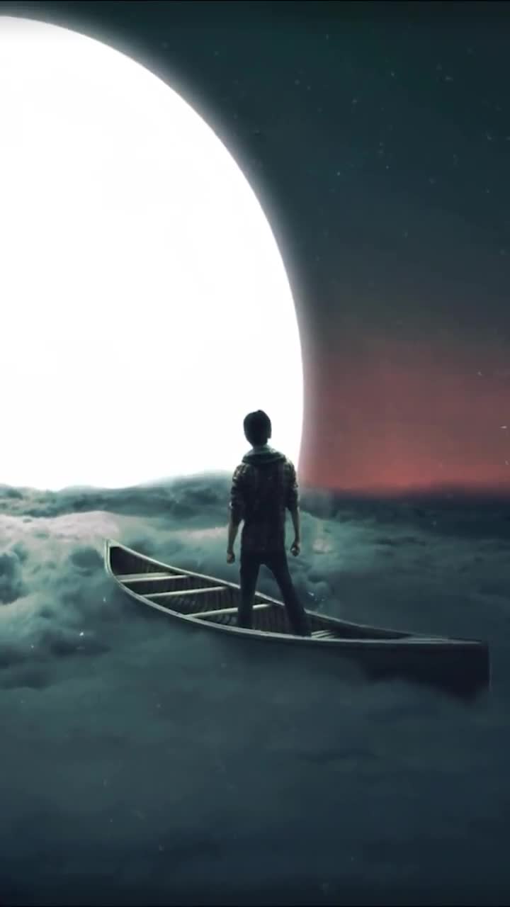 iPhone  Android Boat On Clouds Free Phone Live Wallpaper