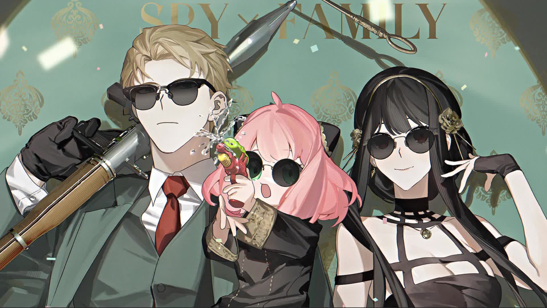 Spy x Family Splash Gun Live Wallpaper