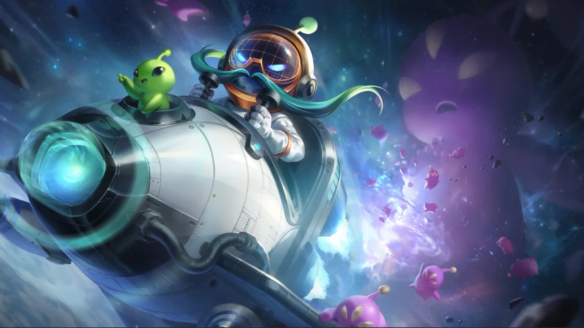 Astronaut Corki LoL Live Wallpaper