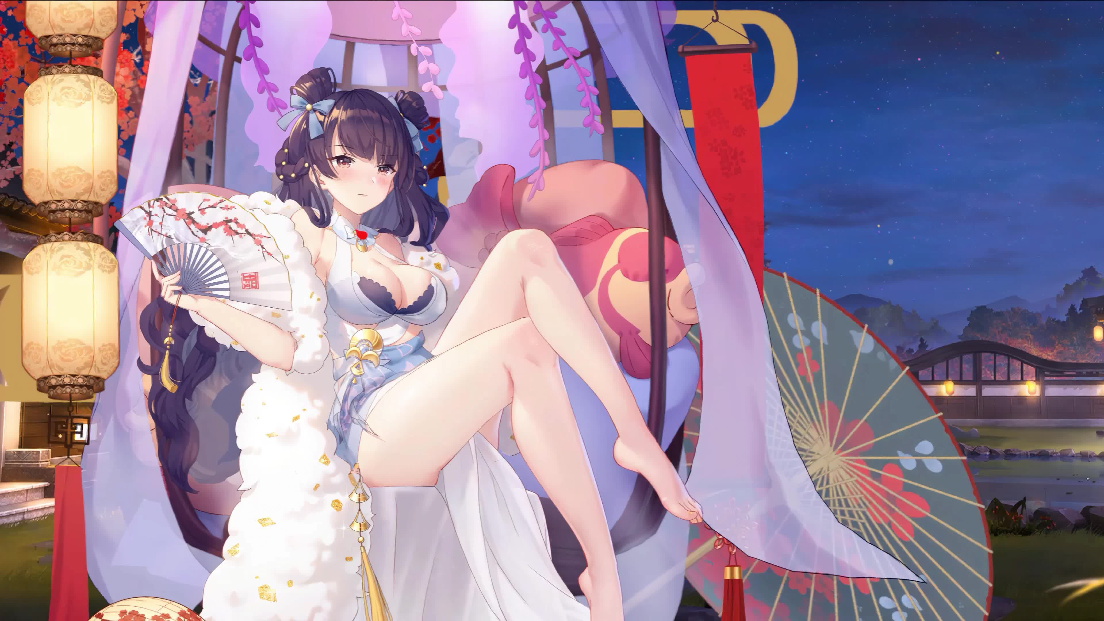 Vermillion Vines - Flawless Live Anime Wallpaper 4K