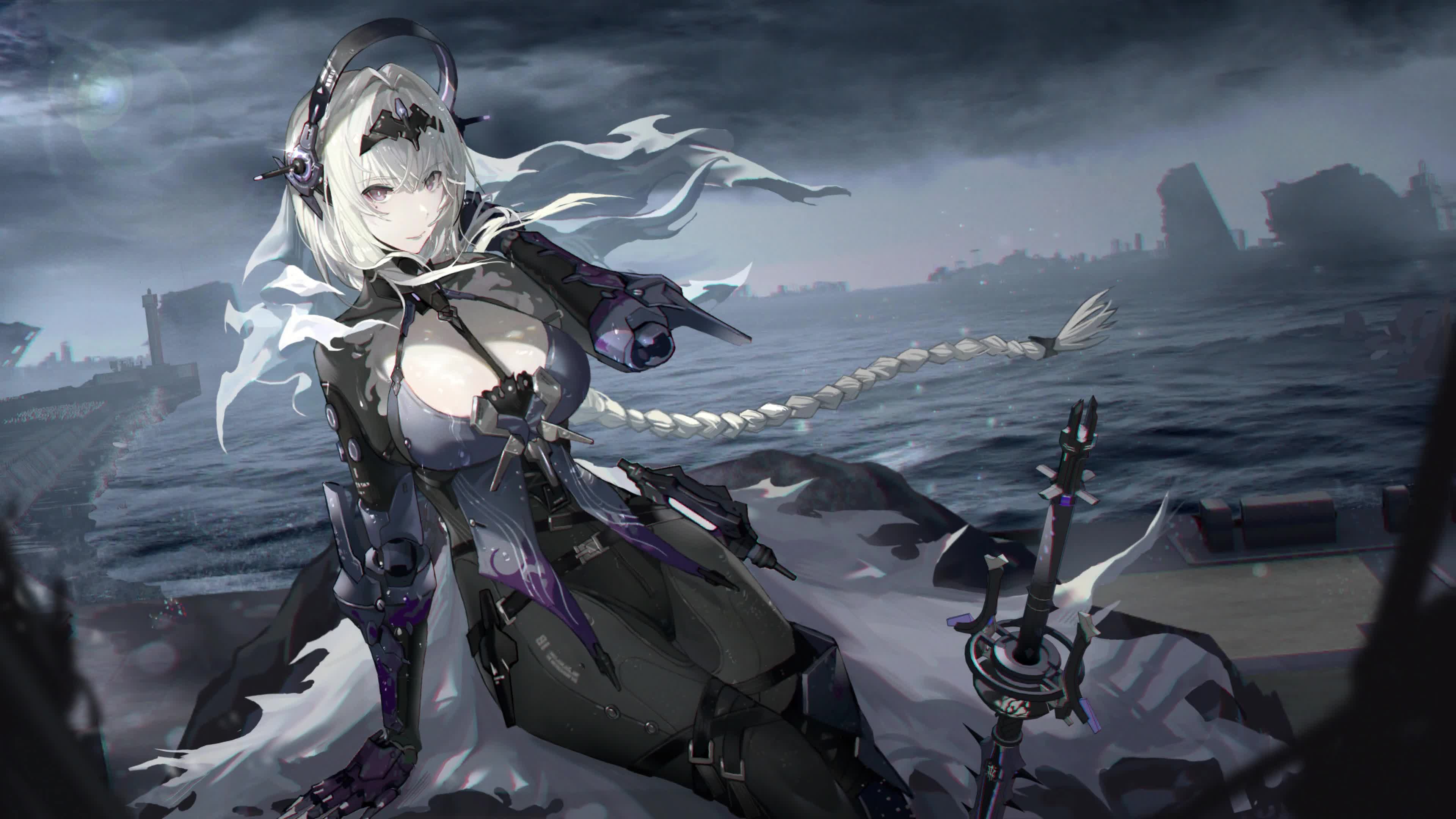Punishing Gray Raven Bianka Live Anime Wallpaper 4K