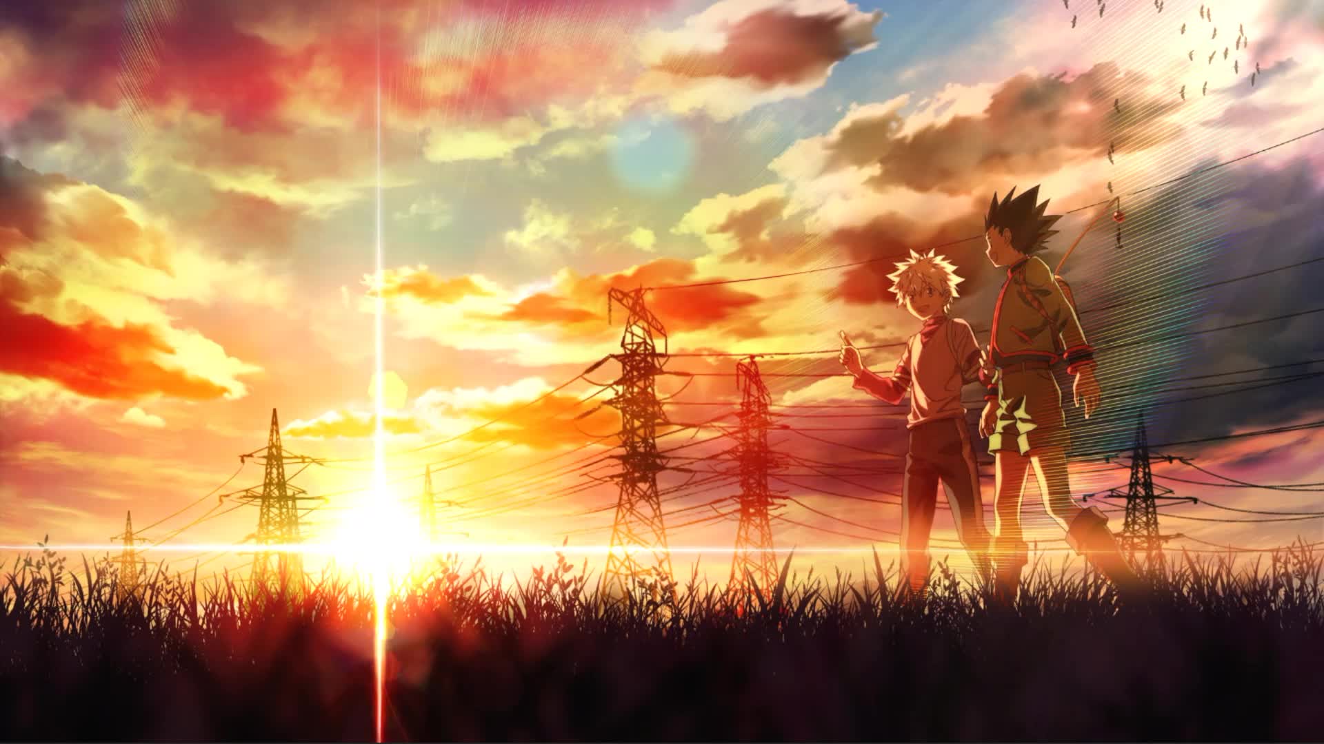 Hunter x Hunter Killua and Gon Live Anime Wallpaper