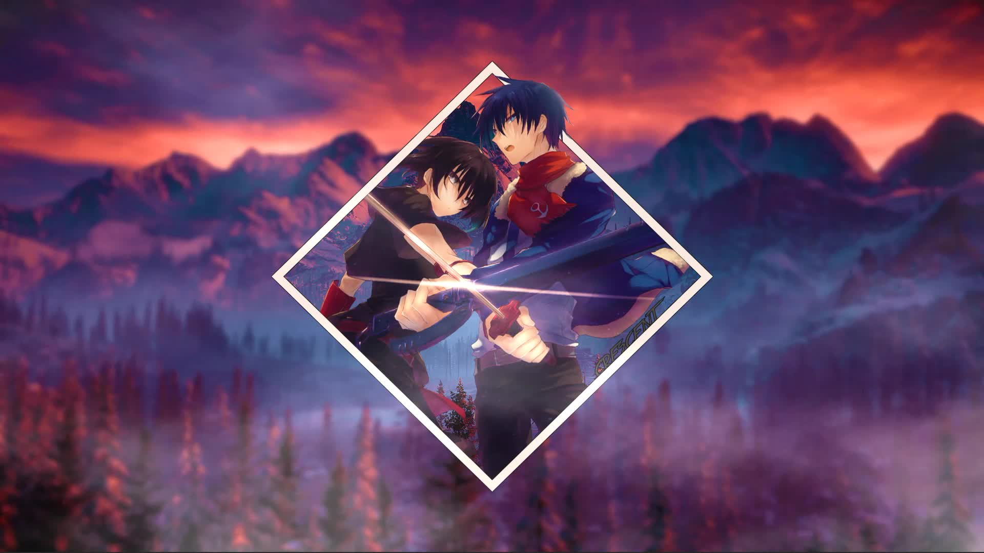 Kurome & Wave from Akame Ga Kill Live Anime Wallpaper