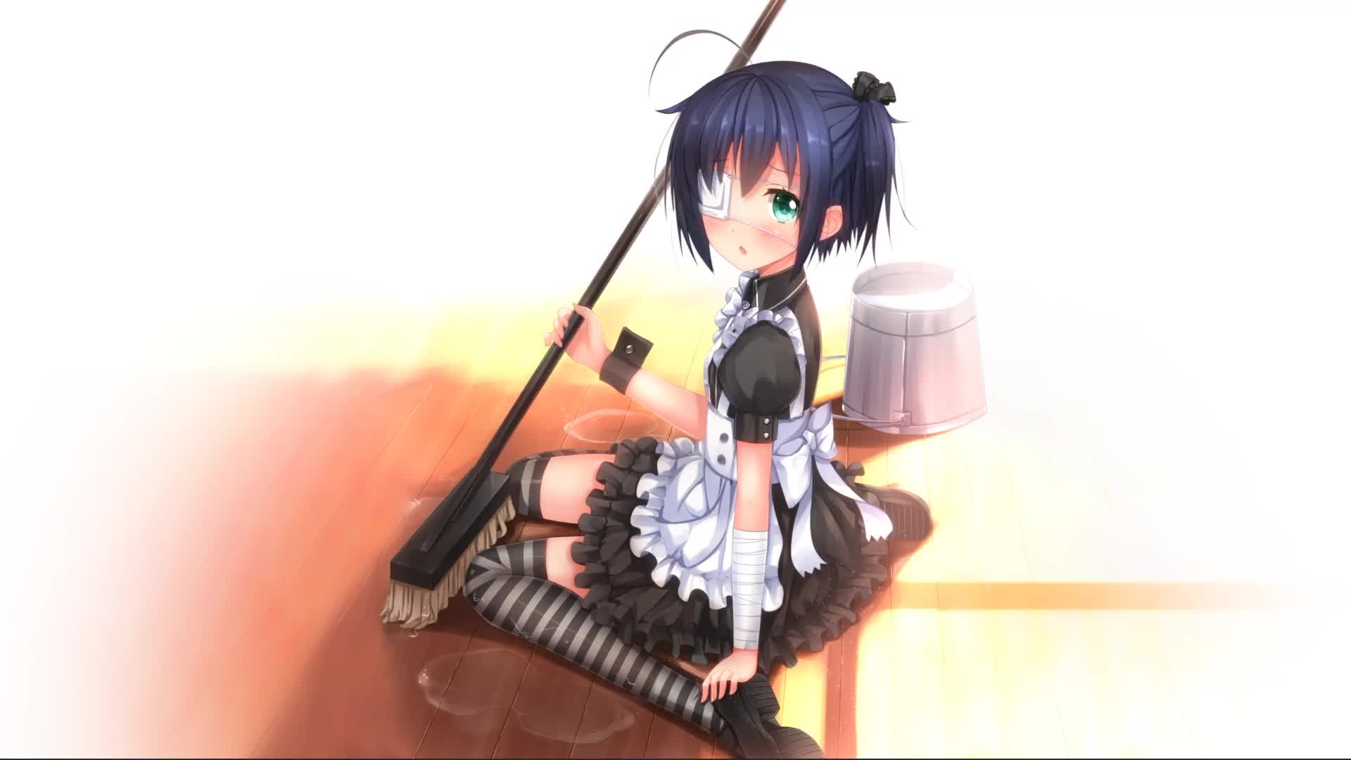 Rikka Takanashi Maid Live Wallpaper Anime