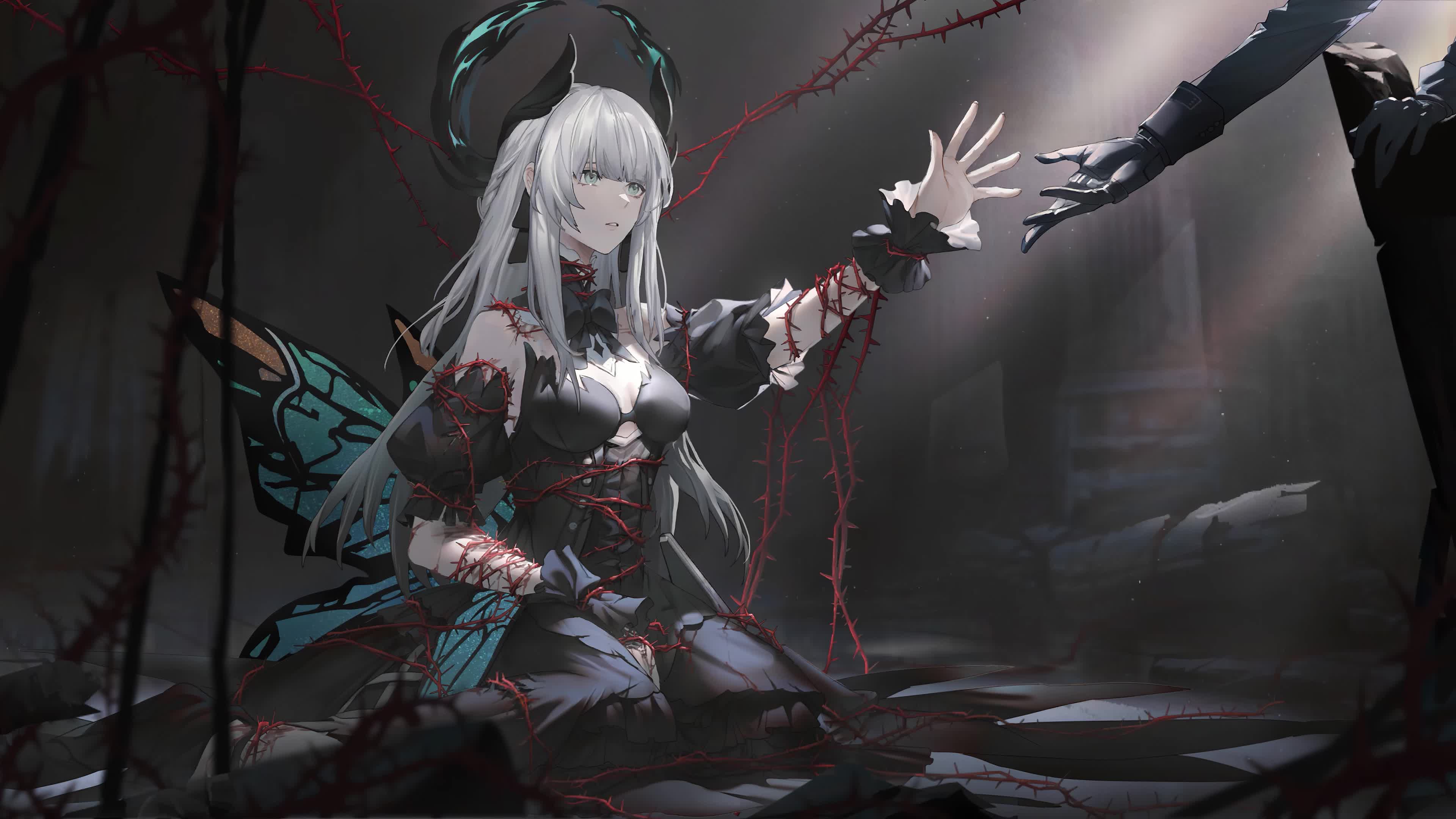 4K Punishing Gray Raven Liv Dark Live Wallpaper