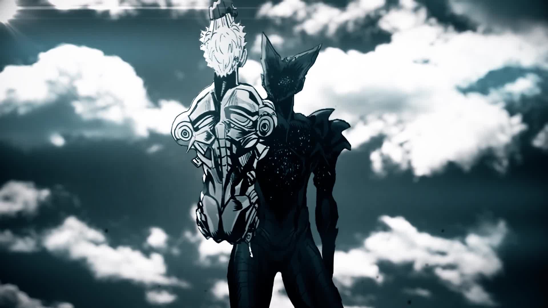 Cosmic Garou vs Saitama Manga Live Wallpaper