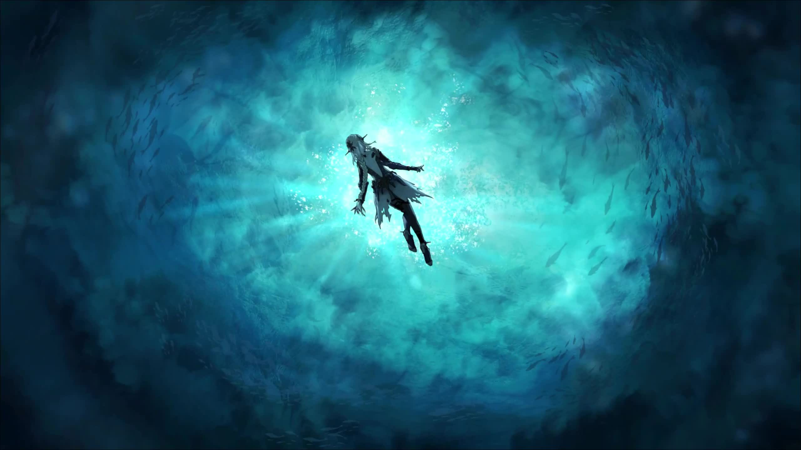 PGR Bianka in Ocean Live Wallpaper Anime