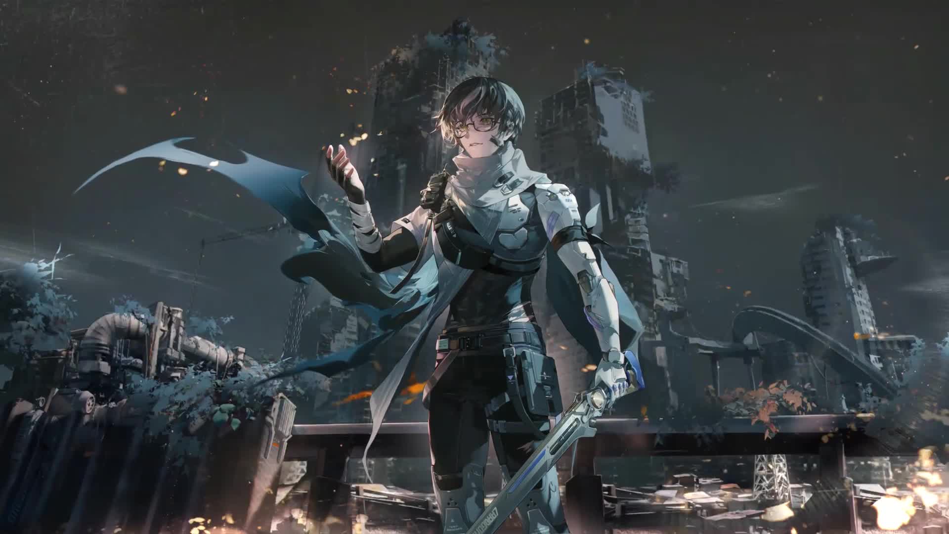 Punishing Gray Raven Noan Auberge Live Wallpaper Anime