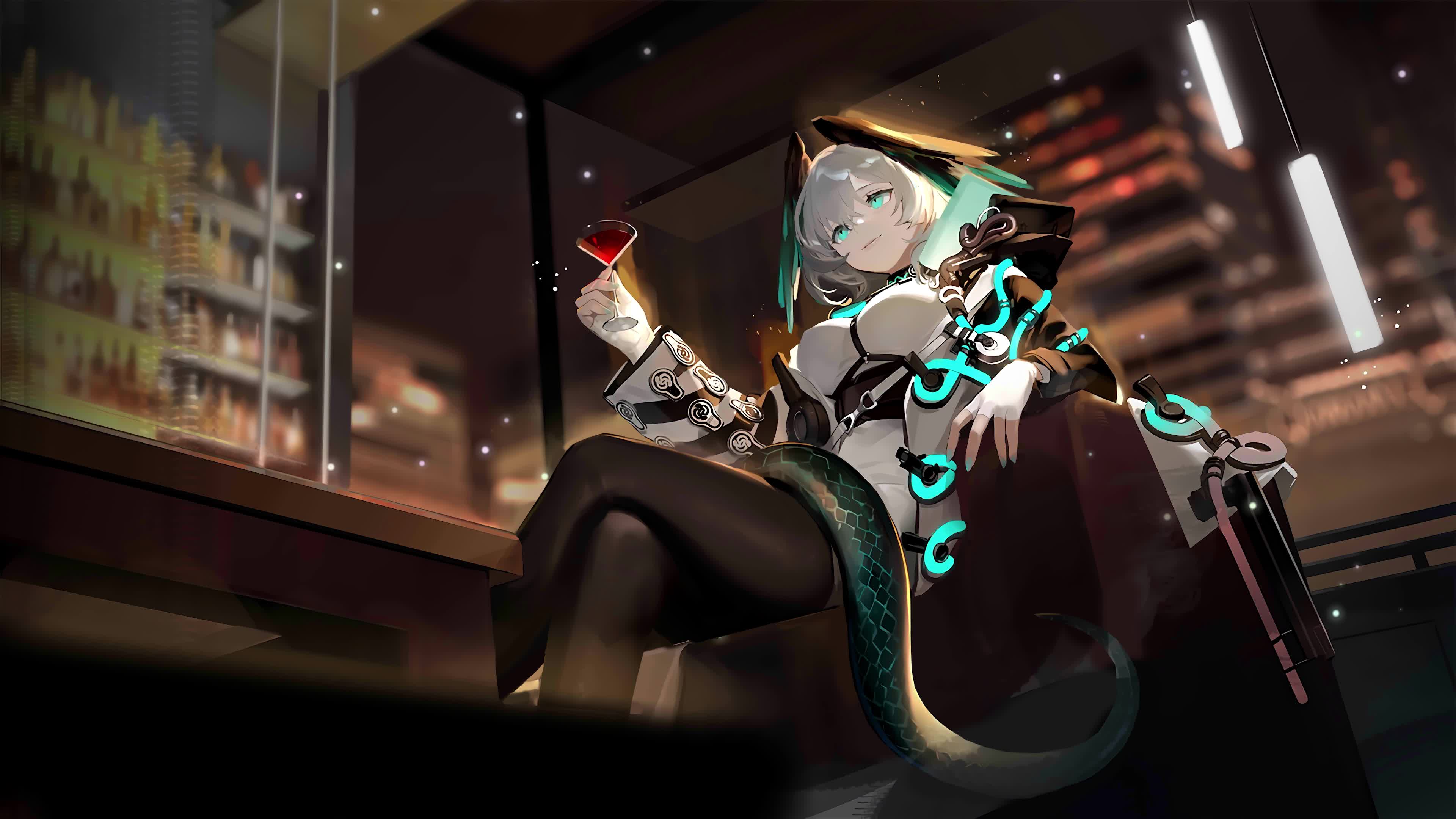 Tomorrows Ark Live Anime Wallpaper 4K