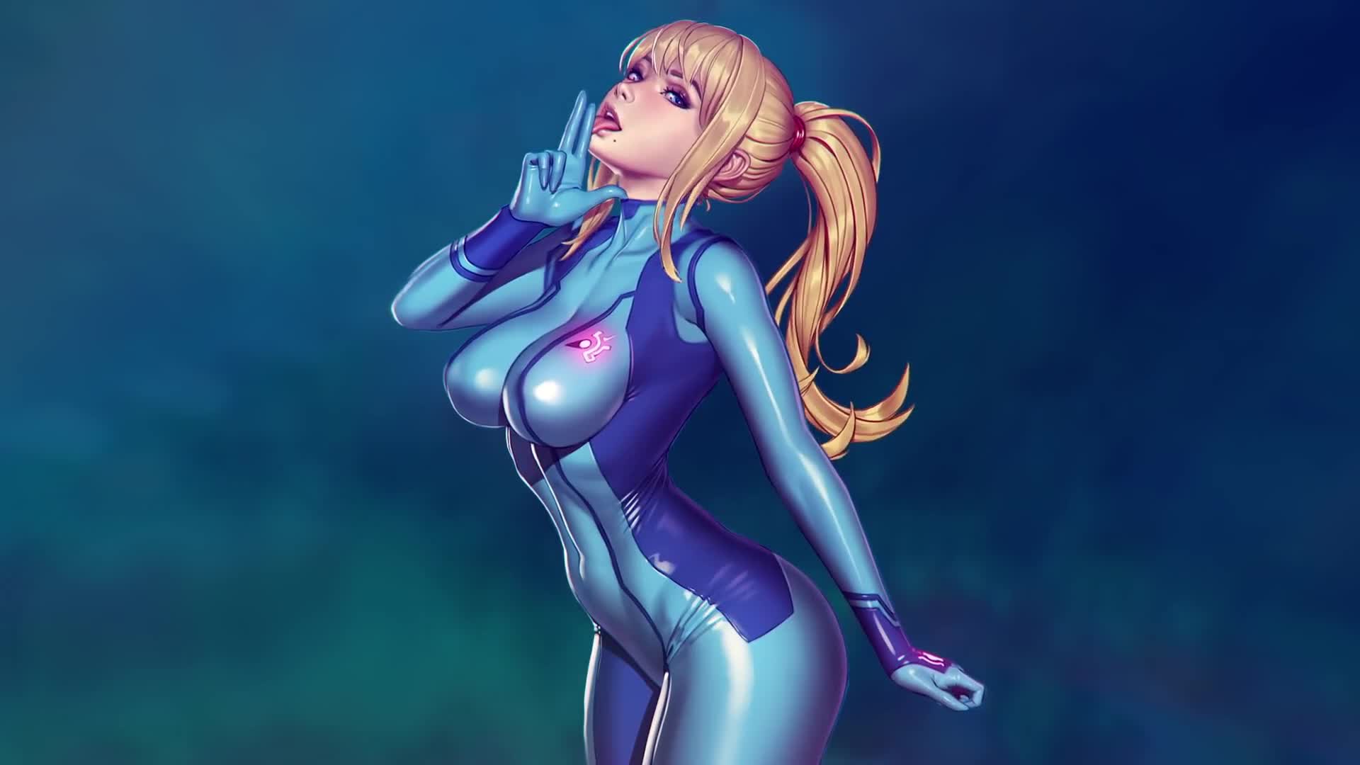 Zero Suit Samus Live Wallpaper