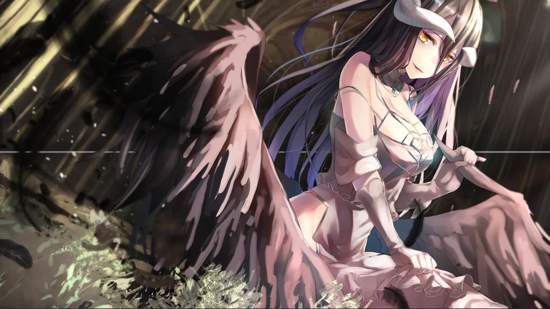 Albedo Overlord Live Wallpaper Anime
