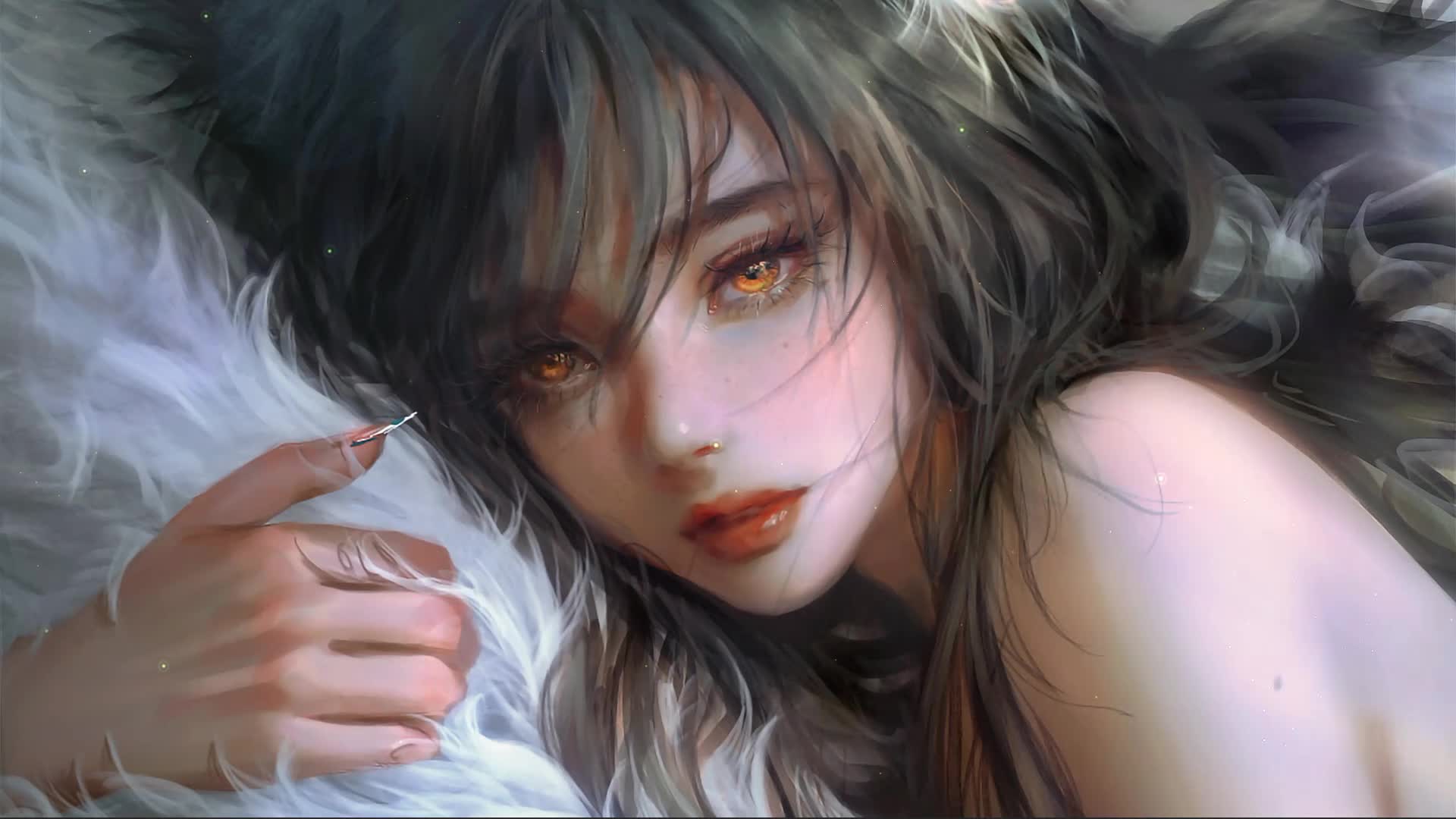 Gumiho Girl Live Wallpaper