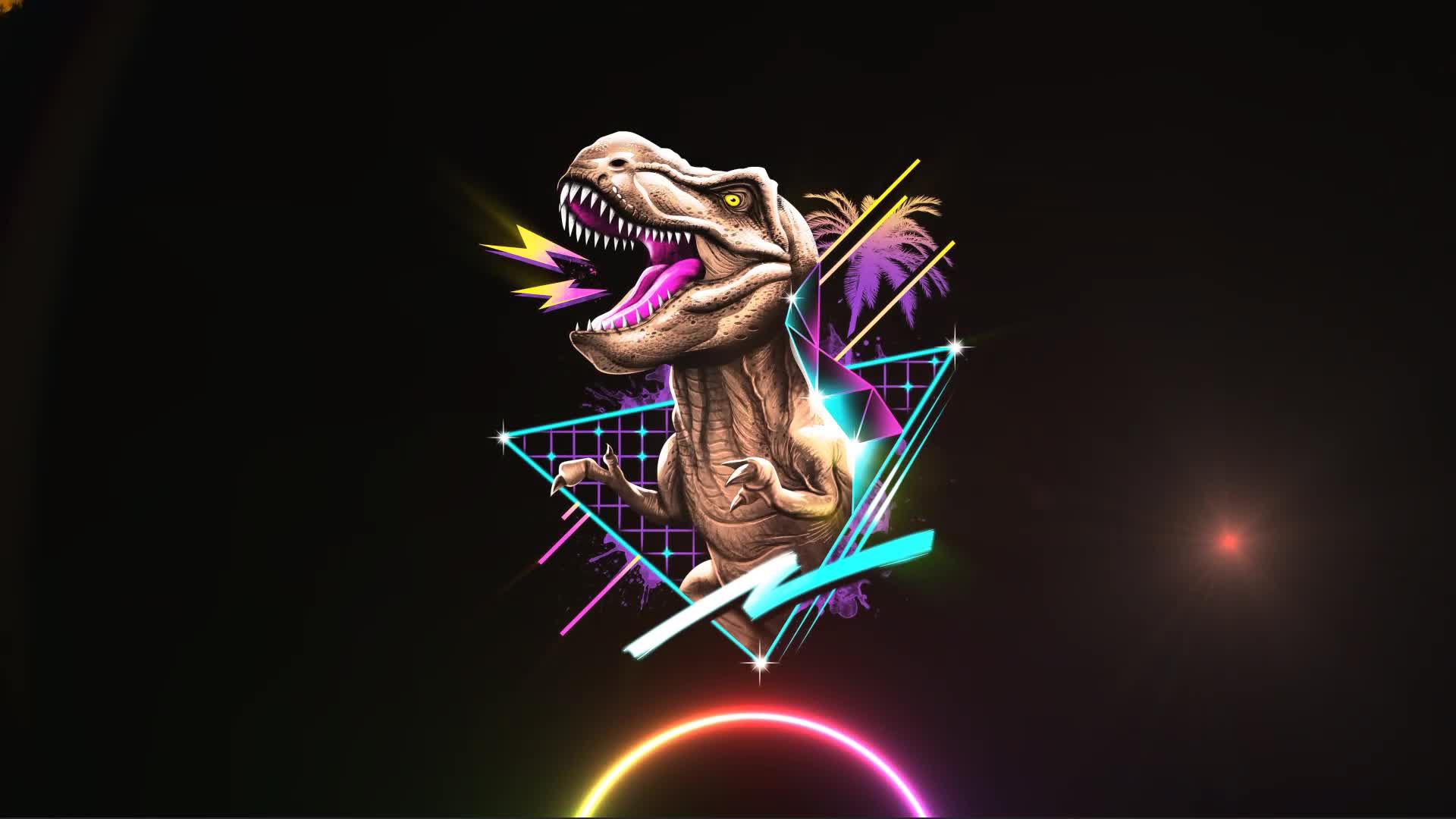 Retro Dinosaur Live Wallpaper