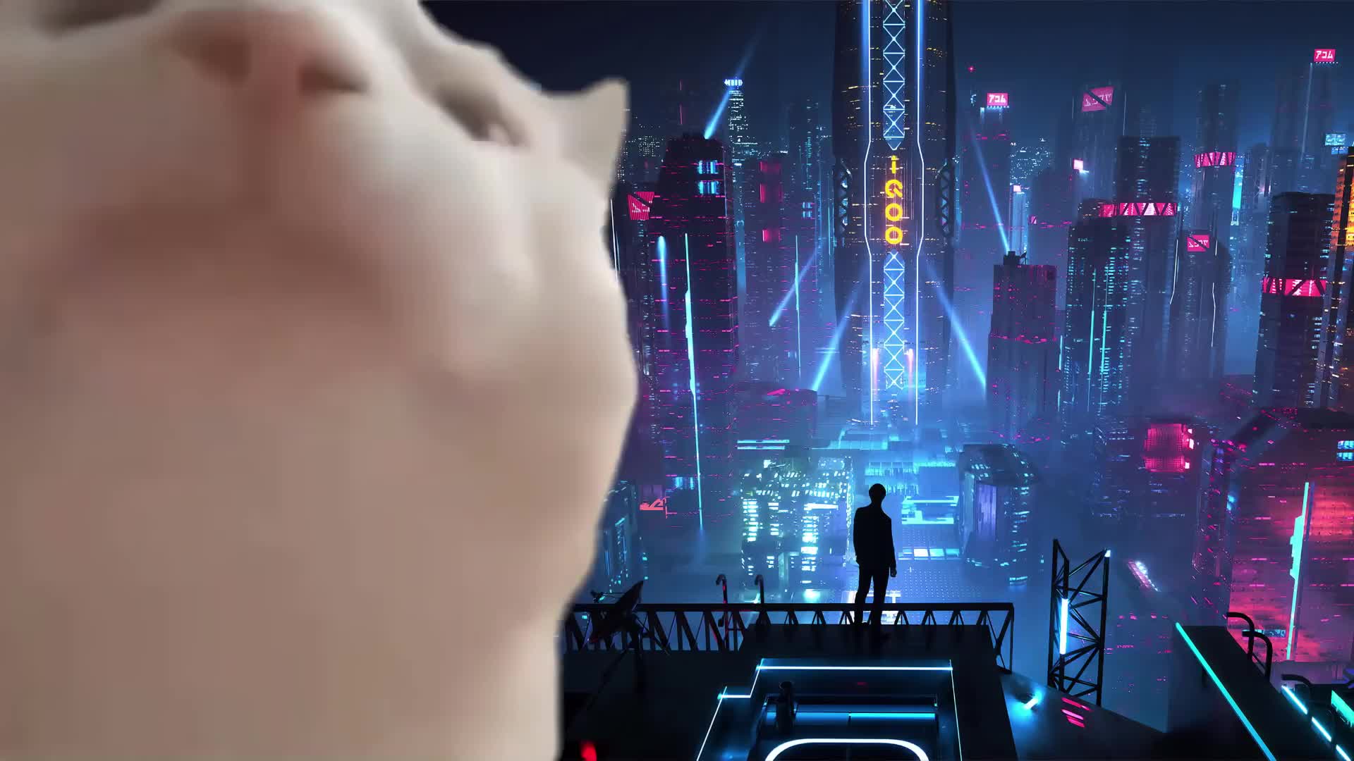 Cat Cyberpunk 2077 Live Wallpaper Funny
